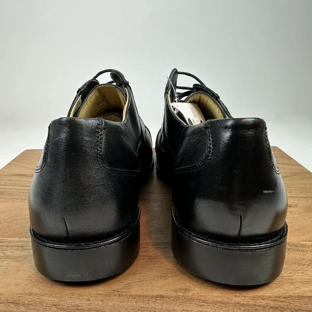 New Mens Belvedere Duke Cap Toe Oxfords Leather Black Dress Shoes Size 14 D‎
